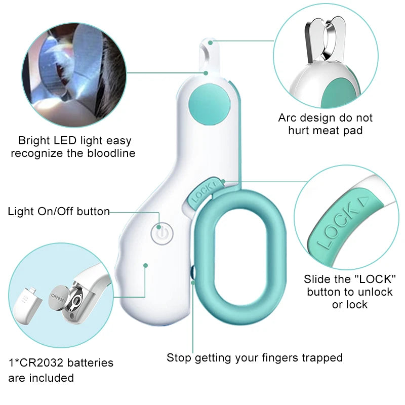 Pack Up Pup LED Nail Trimmer