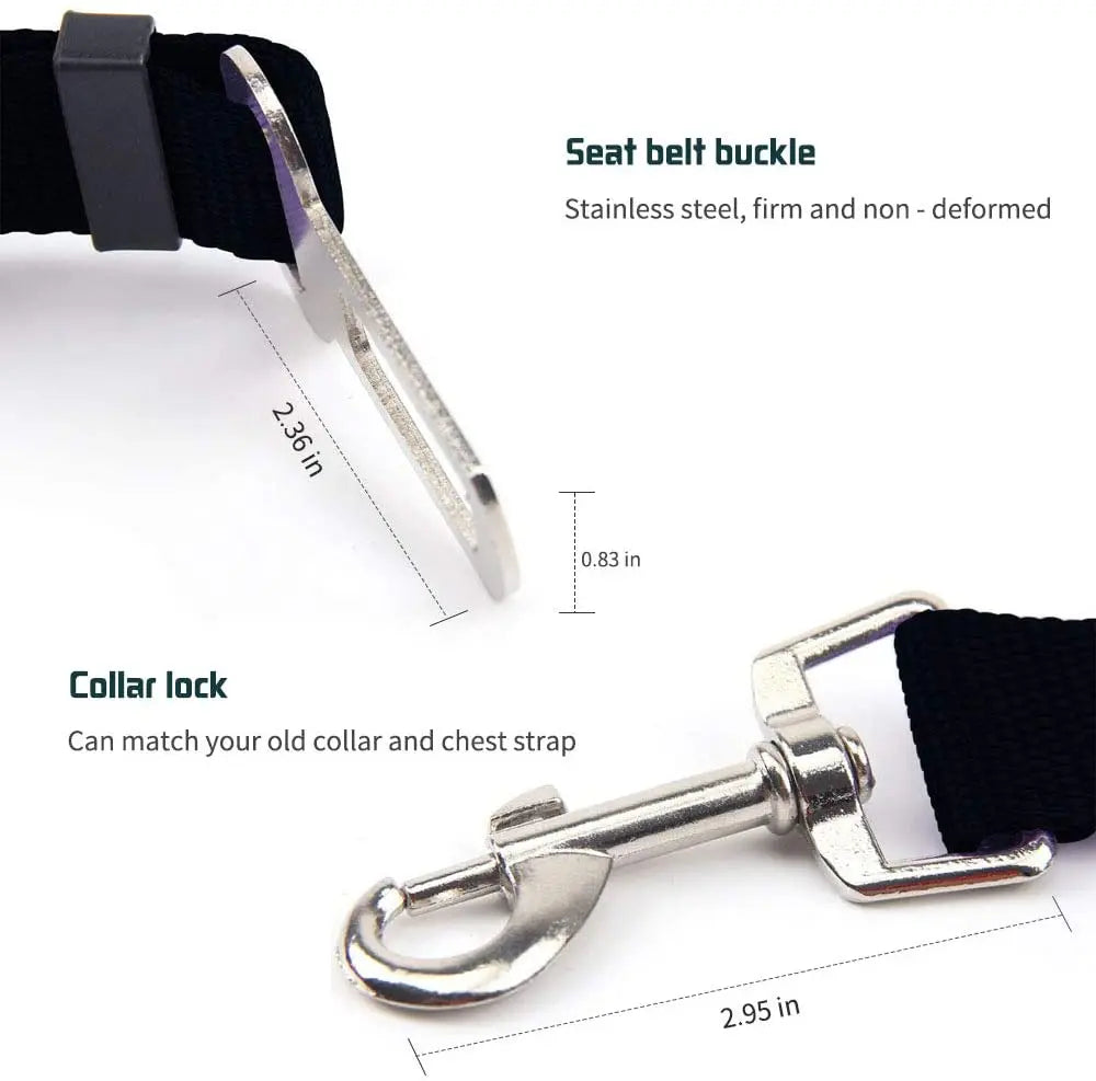 Pack Up Pup Seat Belt Leash