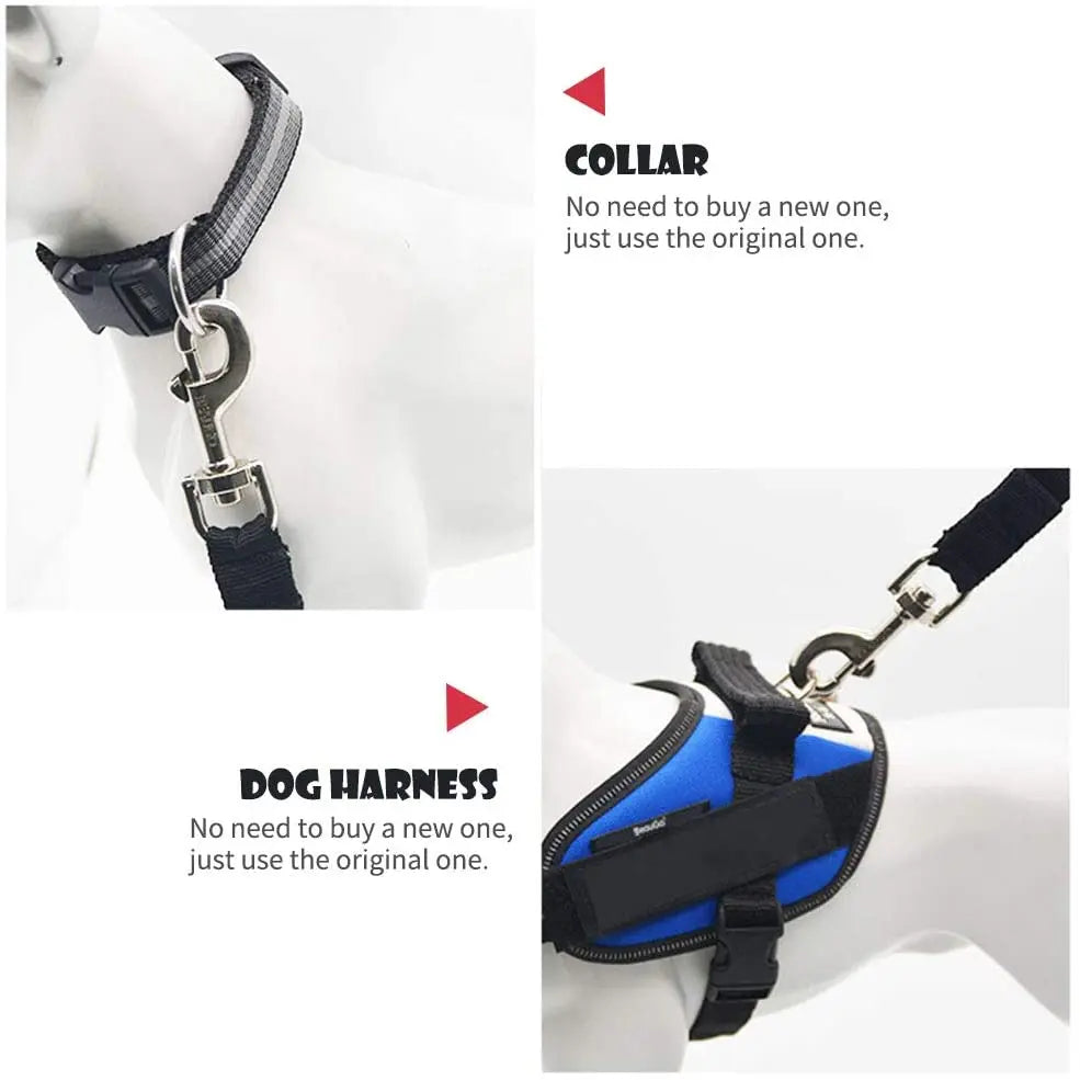 Pack Up Pup Seat Belt Leash